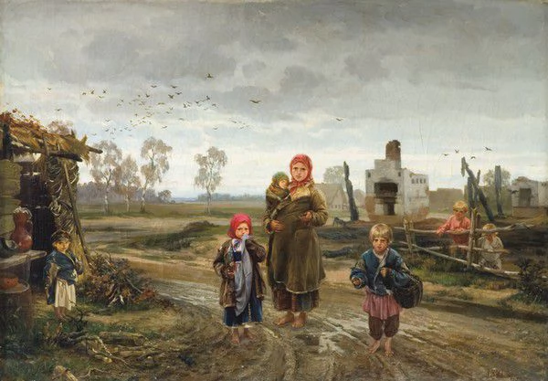 И.М. Прянишников Погорелые. 1871