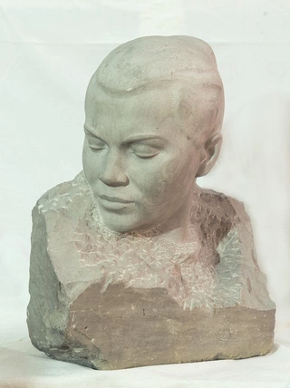 В.В. Телишев. Портрет Елены Николаевны Телишевой. 1964