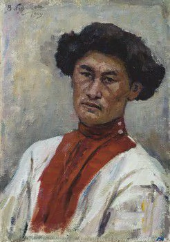 В.И. Суриков. Портрет минусинского татарина. 1909