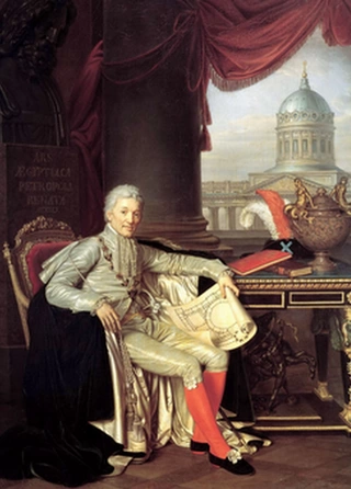Портрет президента Академии художеств графа А.С. Строганова. 1814