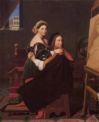Рафаэль и Форнарина. 1814