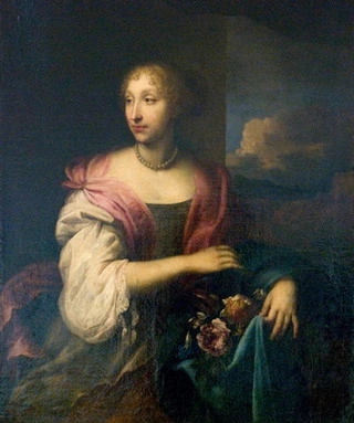 Портрет молодой женщины в виде Флоры