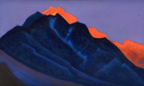 Н.К. Рерих.  Синие вершины. 1939