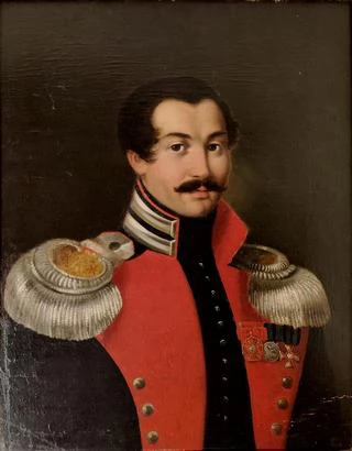 Портрет майора гренадерского Его величества короля прусского полка А.С. Пазухина. 1832–1833