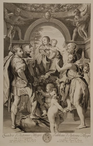 Мадонна со святым Георгием. Между 1750 и 1753